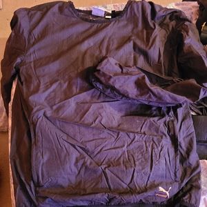 Puma textured windbreaker pullover